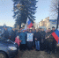 В минувшую пятницу в с. Майдаково прошла акция в поддержку военных, участвующих в спецоперации на Украине - Палехский район