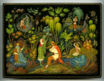 Шкатулка «Лесная песня», 1984 год.